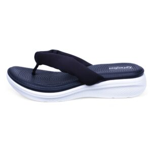 Lotusfeet : E-Walk AquaCush Women Sandal Durable Black Footwear - 0163 - Image 3