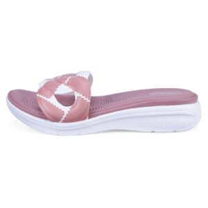 Lotusfeet : E-Walk AquaCush Women Chappal Durable Pink Footwear - 0197 - Image 3