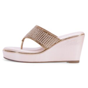 Bridal Bliss: Lotusfeet's Ethereal Elegance Collection Sultan / RoseGold Color - 0211 - Image 3