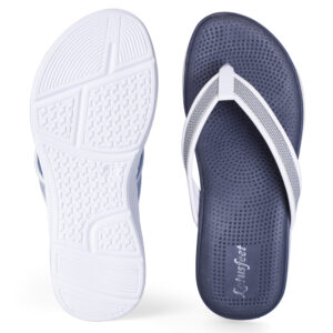 Lotusfeet : E-Walk AquaCush Women Chappal Durable Grey Footwear - 0164 - Image 4
