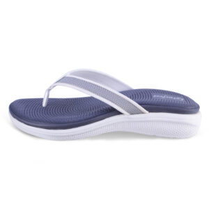 Lotusfeet : E-Walk AquaCush Women Chappal Durable Grey Footwear - 0164 - Image 3